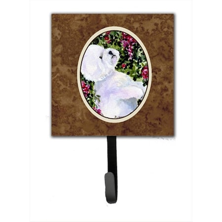 Jensendistributionservices 4.25 x 6 in. Bichon Frise Leash Or Key Hook MI1656413